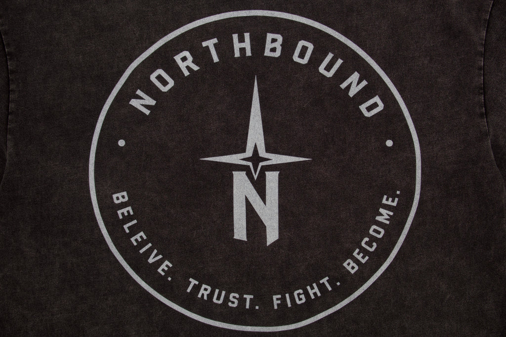 NorthBound Batik Black Heavyweight Snow Washed T-Shirt