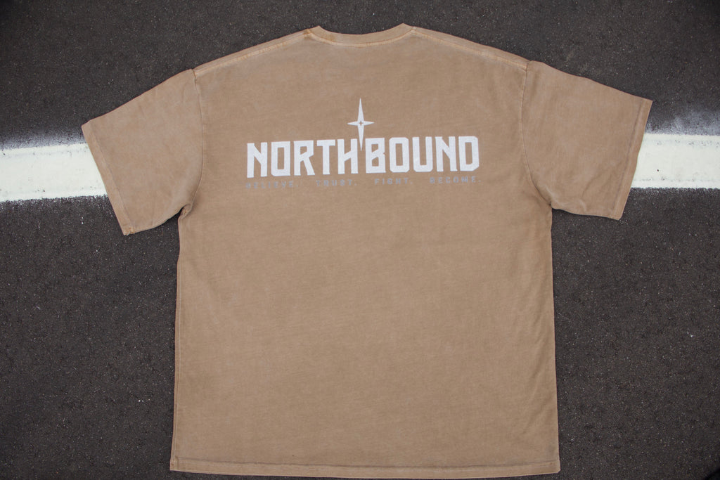 NorthBound Enzyme Washed Cotton Tee.